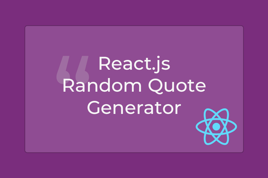 React Random Quote Generator